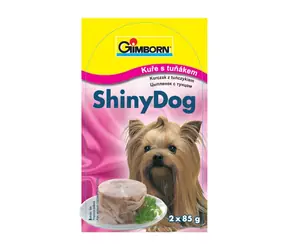 GIMBORN ShinyDog konzerva kuřecí+tuňák 2x85g / Konzerva pro psy