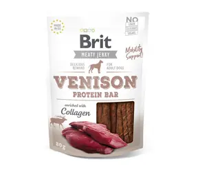 Brit Jerky Venison Protein Bar 80g