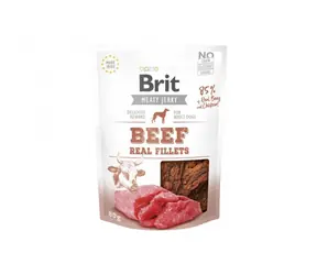 Brit Jerky Beef Fillets 80g