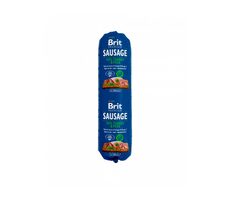 Brit Sausage Turkey & Pea 800g / Salám pro psy