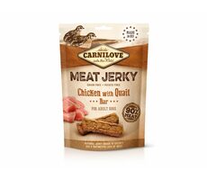 Carnilove Jerky kuřecí tyčinka s křepelkou 100 g