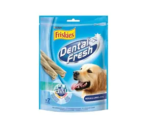 Purina Friskies DentalFresh 3 v 1 'M' 180g / Pamlsky pro psy