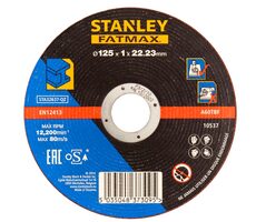 Stanley STA32637-QZ / Pilový kotouč / Průměr 125x22 mm / Šířka řezu 1.0 mm