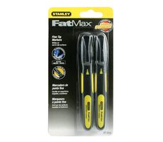 Stanley 0-47-312 / Pernamentní popisovač / černý / 2ks