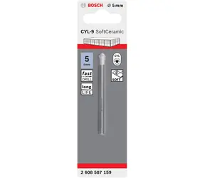 BOSCH 2608587159 / Vrták na dlaždice CYL-9 / Rozměry 5.0 x 70 mm
