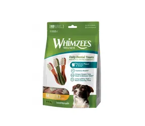 Whimzees zubní kartáček M 360g / Dentální pamlsky pro psy