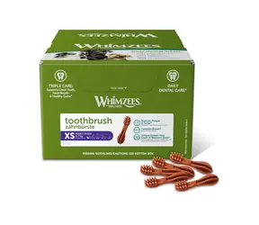 Whimzees zubní kartáček XS 350x7.5g / Dentální pamlsky pro psy