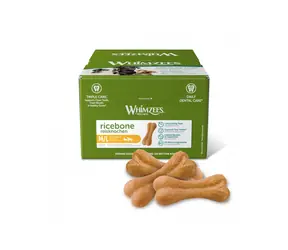 Whimzees rýžová kost M/L 50x60g / Dentální pamlsky pro psy