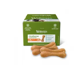 Whimzees rýžová kost L/XL 23x120g / Dentální pamlsky pro psy