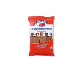 Perfecto Dog plátky hovězí+telecí 20ks 200g / Pamlsky pro psy