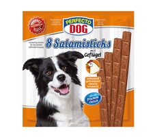Perfecto Dog 8x salámek s drůběžím masem / Pamlsky pro psy