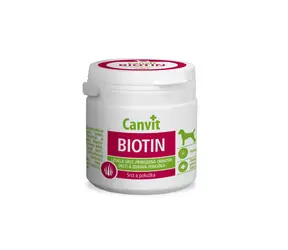 Canvit Biotin pro psy 100g / Doplňek stravy pro srst psů