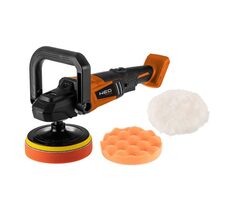 NEO TOOLS 04-602 / Aku bezkartáčová leštička / 18V / Li-ion / 6 rychlostí / ergo rukojeť / M14 / bez baterie