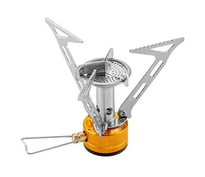 NEO TOOLS 63-128 stříbrná / Turistický plynový vařič / 3000W
