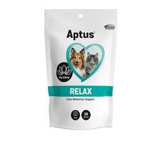 Aptus Relax vet 30 ks / Doplňkové krmivo ve formě žvýkacích tablet proti úzkosti a stresu