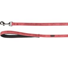 Flamingo Delu Vodítko s neoprenovým polstrováním červená 130x1.5cm