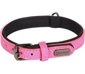 Flamingo Leza Obojek s neoprenovým polstrováním růžová S
