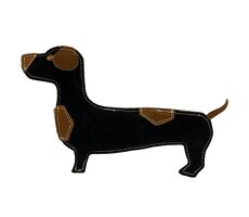 PafDog Jezevčík Tony Hračka pro psy z kůže a juty 26cm