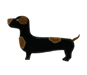 PafDog Jezevčík Tony Hračka pro psy z kůže a juty 26cm