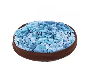 Čmuchací kobereček hustý s protiskluzem Modrý 42cm