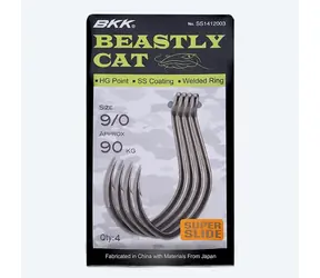 BKK Háček Beastly Cat Velikost 7/0 5ks