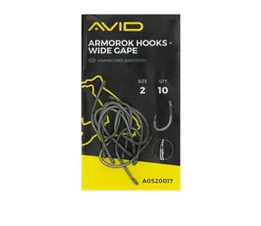 AVID Háček Armorok Wide Gape Velikost 6 10ks