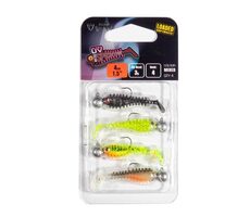 FOX Rage Gumová nástraha Micro Spikey Fry Loaded 4cm UV Mixed Colours 2 4ks