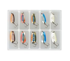 Savage Gear Sada třpytek Nails Micro Spoon Kit Velikost 1c 2,5g & 2c 3,5g 10ks