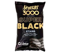 Sensas Vnadící směs 3000 Super Black Etang (Jezero-černá) 1kg