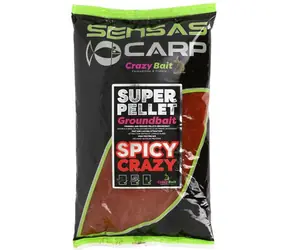 Sensas Vnadící směs Super Pellet Groundbait Spicy Crazy 1kg