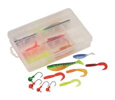 Kinetic Gumová nástraha Jig Kit Pike/Zander/Perch 32ks