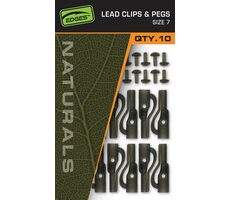 FOX Závěska Naturals Lead Clips & Pegs Velikost 7 10ks
