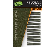 FOX Převlek Naturals Slik Lead Clip Tail Rubber Velikost 10 10ks