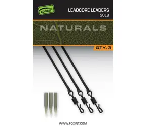 FOX Návazec Naturals Leadcore Leaders 3ks