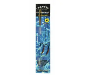 Carp´R´Us Návazec Ready Combi Rig Stiff Link 50lb Smooth 25lb CNT Velikost 4 2ks