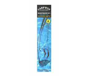 Carp´R´Us Návazec Ready Rig Strip-X Mat Brown 25lb Continental Velikost 4 2ks