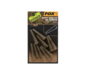 FOX Závěska Edges Camo Size 7 Lead Clip Tail Rubbers 10ks