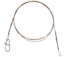 Cormoran Lanko 1x7 Wire Leader Loop and Snap Hook 12kg 50cm 2ks