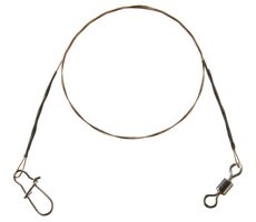 Cormoran Lanko 1x7 Wire Leader  Swivel and Snap Hook 9kg 70cm 2ks