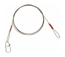 Cormoran Lanko 7x7 Wire Leader Loop and Corlock Snap Hook 6kg 60cm 2ks