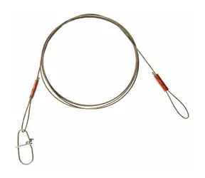 Cormoran Lanko 7x7 Wire Leader Loop and Corlock Snap Hook 13kg 60cm 2ks