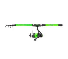 Saenger Sada prutu s navijákem Newcomer Set II 1,8m 10-25g Zelená