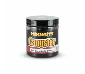 Mikbaits Boilies v dipu Gangster GSP Black Squid 250ml 24mm