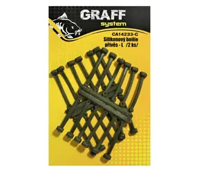 Graff Silikonový boilie přívěs L Hnědý 2ks