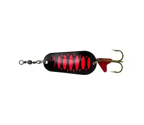 Effzett Třpytka Standard Spoon 5,5cm 22g Fluo Red/Black UV