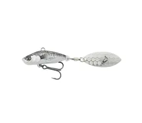 Savage Gear Wobler 3D Sticklebait Tailspin 7,3cm 13g Sinking Black Silver