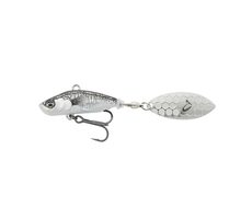 Savage Gear Wobler 3D Sticklebait Tailspin 8cm 18g Sinking Black Silver