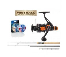 Mistrall Feederový set Stratus Method Feeder 3,3m 60g + vlasec ZDARMA