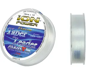 AWA-S Vlasec Ion Power Fluorine Taper Leaders 10x15m 0,23-0,57mm