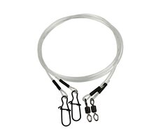 Effzett Návazec Mono Spin Leader Velikost 4 24kg 0,9mm 55cm 2ks